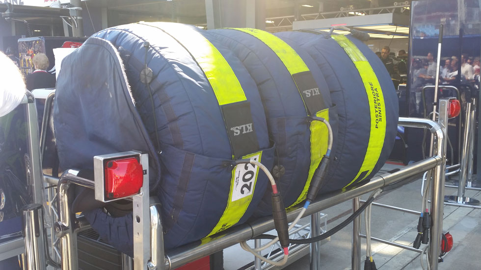 Grand Prix Formulae 1 Tyre Insulation Covers